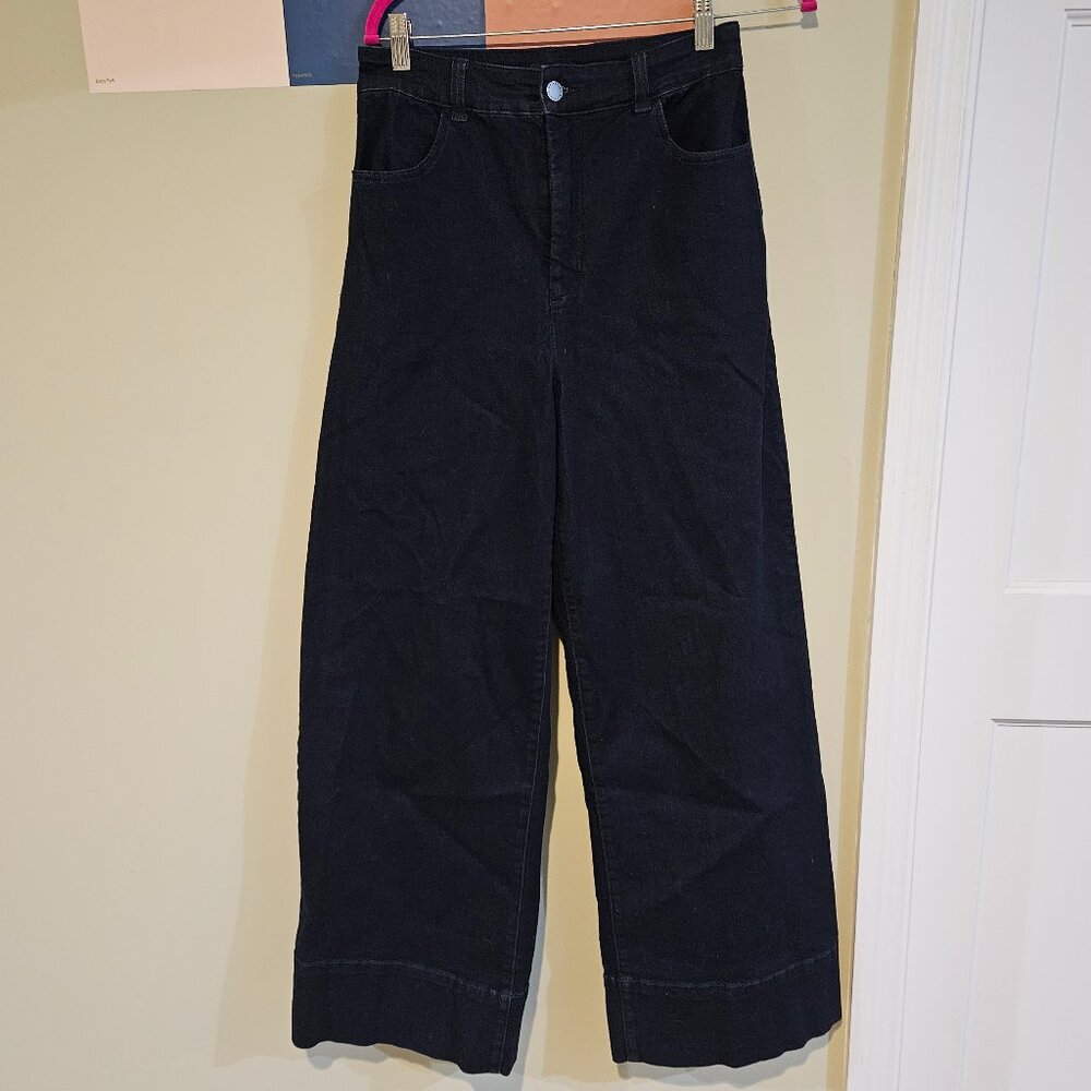 Carrie wide leg jeans, dark wash, size 2XS (US 6-8)